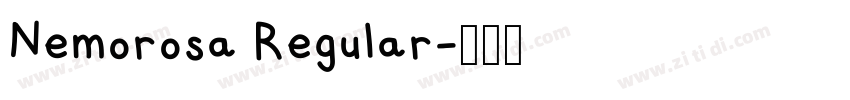Nemorosa Regular字体转换
